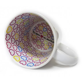 КРУЖКИ ДЛЯ СУБЛИМАЦИИ: Кружка белая принт внутри "Ты одна на миллион"