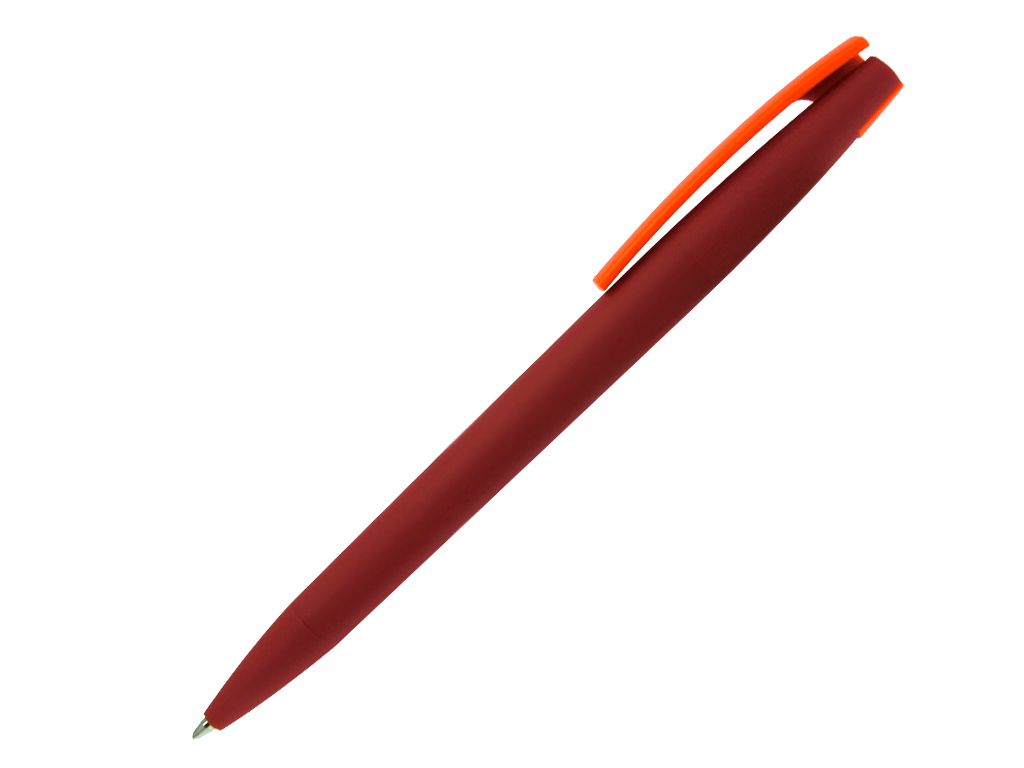 красный: Ручка шариковая, пластик, софт тач, красный/оранжевый, Z-PEN Color Mix