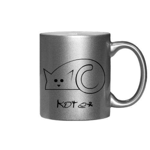 КРУЖКИ ДЛЯ СУБЛИМАЦИИ: Кружка серебряная перламутровая 330мл