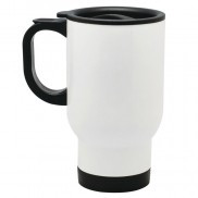 КРУЖКИ ДЛЯ СУБЛИМАЦИИ: Кружка авто металлическая, цвет белый, 500 мл