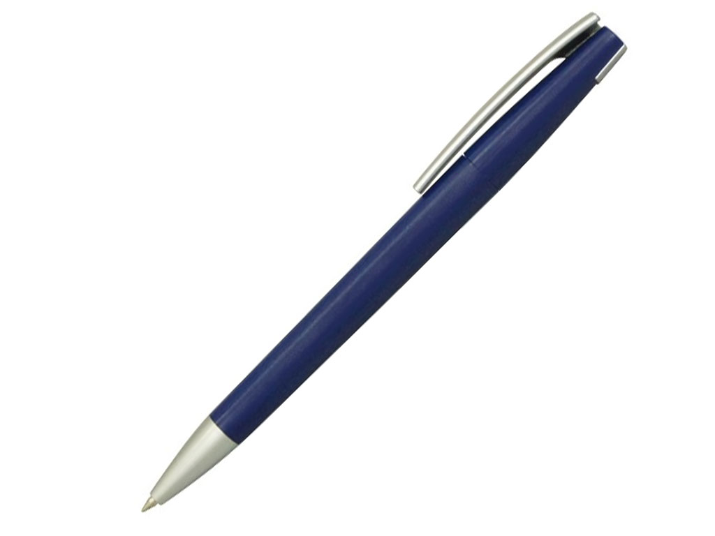 синий: Ручка шариковая, пластик, синий/серебро, Z-PEN