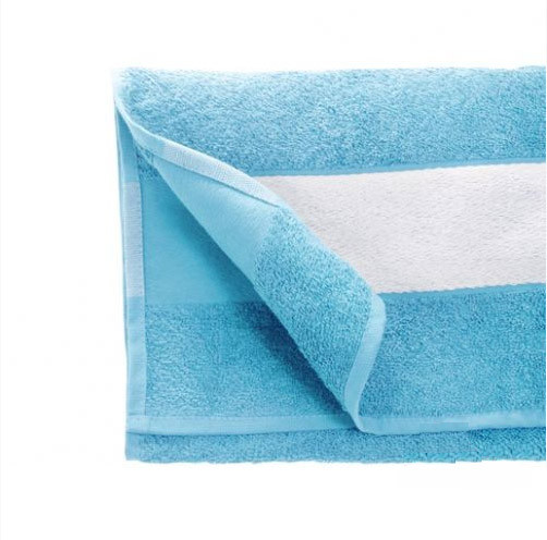 ПОЛОТЕНЦА ДЛЯ СУБЛИМАЦИИ: Полотенце Премиум 50х90см махровое ГОЛУБОЕ