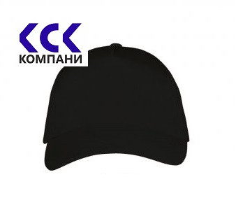 Бейсболки и кепки: Бейсболка , 100% x/б (Черный)