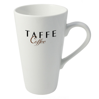 КРУЖКИ ДЛЯ СУБЛИМАЦИИ: Кружка белая Латте высокая ПРЕМИУМ, конусная под сублимацию (480мл)